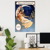 Bieres du Croissant 1895 Impression Vintage (Bureau à domicile)