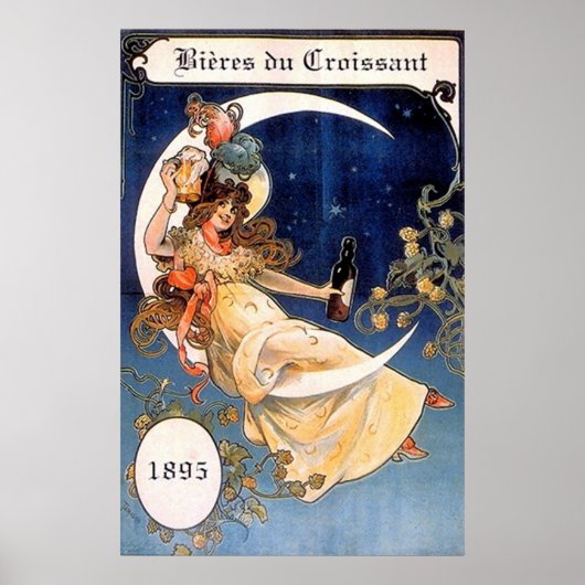 Bieres du Croissant 1895  print (Voorkant)
