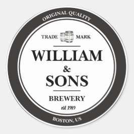  Bierfabriek Label Sticker