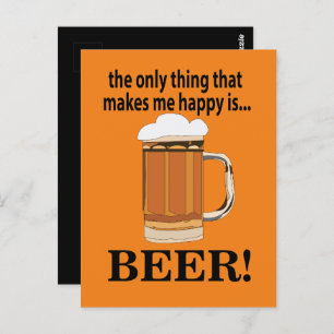 Bierfeest Drink Funny Beer Briefkaart