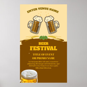 Bierfestival Custom Poster