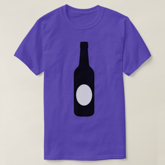 Bierfles 1 t-shirt (Design voorkant)