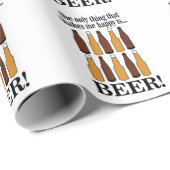Bierfles Fun bier Cadeaupapier (Rol Hoek)