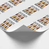 Bierfles Grappig Bier Cadeaupapier (Hoek)