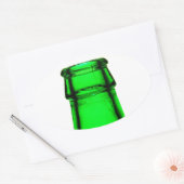 Bierfleshals Ovale Sticker (Envelop)