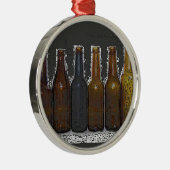 Bierflessen Metalen Ornament (Rechts)