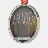 Bierflessen Metalen Ornament (Links)