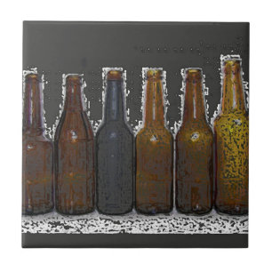 Bierflessen Tegeltje