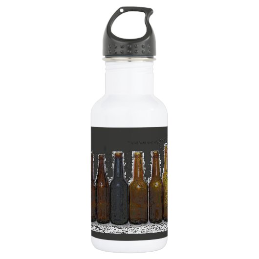 Bierflessen Waterfles (Voorkant)