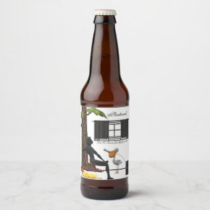 Bierflessenlabel van James Michael Miller Bier Etiket