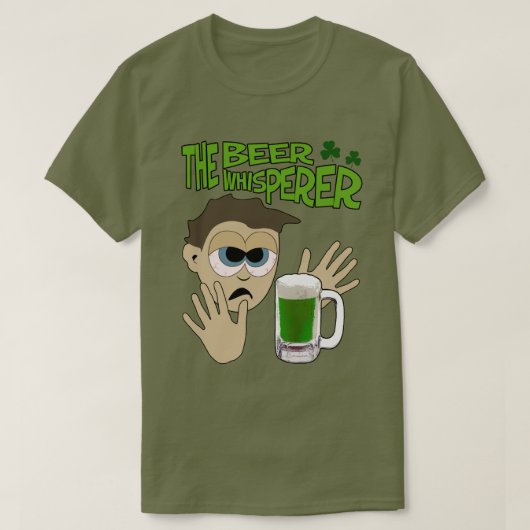 Bierfluisteraar St. Patrick's Day Edition T-shirt (Design voorkant)