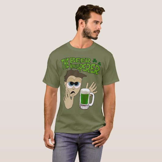 Bierfluisteraar St. Patrick's Day Edition T-shirt (Voorkant volledig)