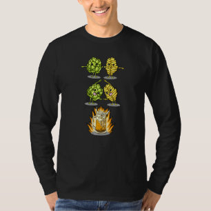 Bierfusie Gerst Mout En Hoppen Bier Drinken T-shirt