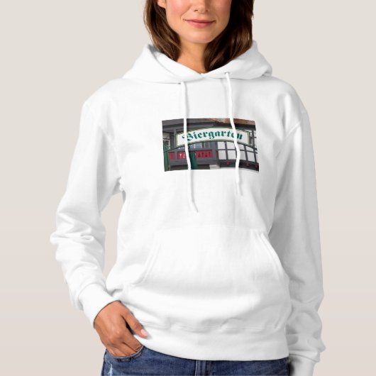 Biergarten-teken, Duitsland Hoodie (Voorkant)