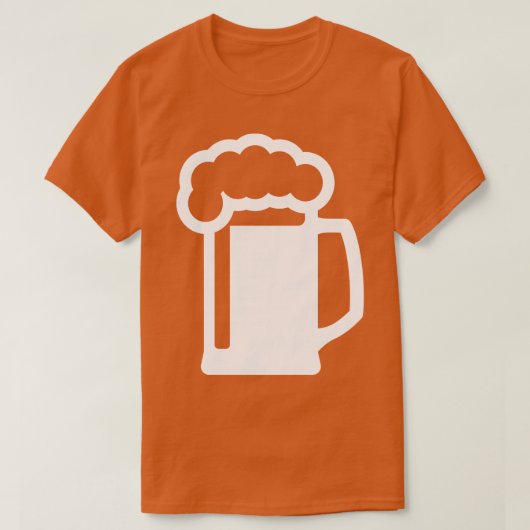 Bierglas T-shirt (Design voorkant)