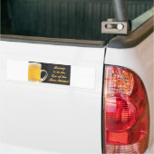 bierhouder bumpersticker (Op Truck)