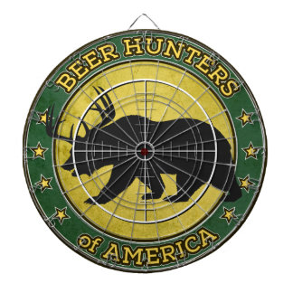 Bierjagers van Amerika (leuk beer met logo van gew Dartbord