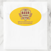 BIERKERK OVALE STICKER (Tas)