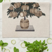 Bierketel kerstboom theedoek (Gevouwen)