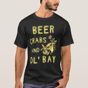 Bierkrabkoeken en Ol Bay Maryland T-shirt