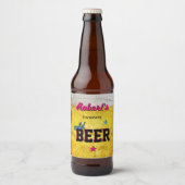Bierlabel met jouw naam erop bier etiket (Voorkant)