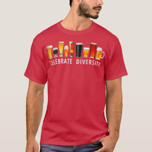 Bierliefhebber Grappig Vieren Diversiteit Ambacht T-shirt
