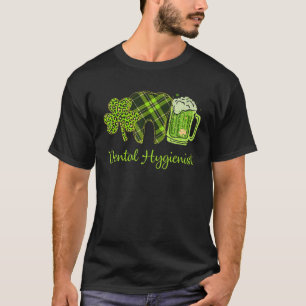 Bierliefhebber Tandheelkundige Hygiënist St Patric T-shirt