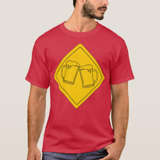 Bierliefhebbers bord t-shirt