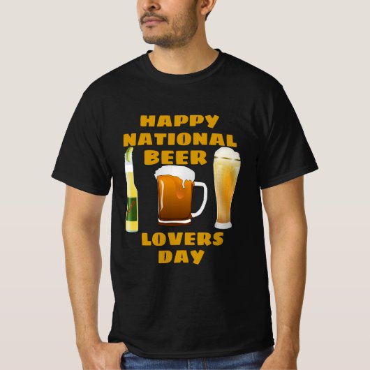 Bierliefhebbers Dag T-shirt (Voorkant)