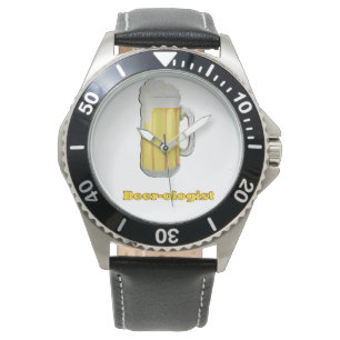 Bierliefhebbers humor horloge