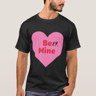 Biermijn Funny be My Valentijn Snoep Vriendin L T-shirt