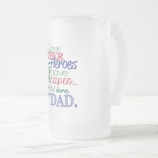 Biermug "Superhero Dad"