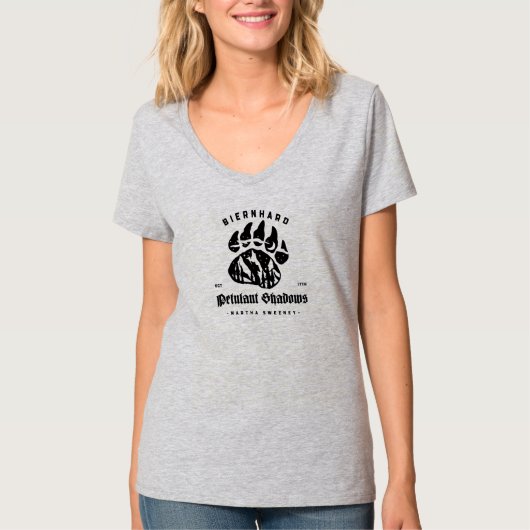 Biernhard Beren Petulant Shadows 17 oktober T-shirt (Voorkant)