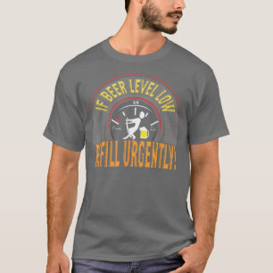 Bierniveau laag spoedbekervloed bier Kilt Craft be T-shirt
