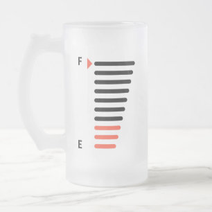 Bierniveau voor uw bierglas matglas bierpul