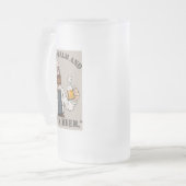 biernoteringen matglas bierpul (Voorkant links)