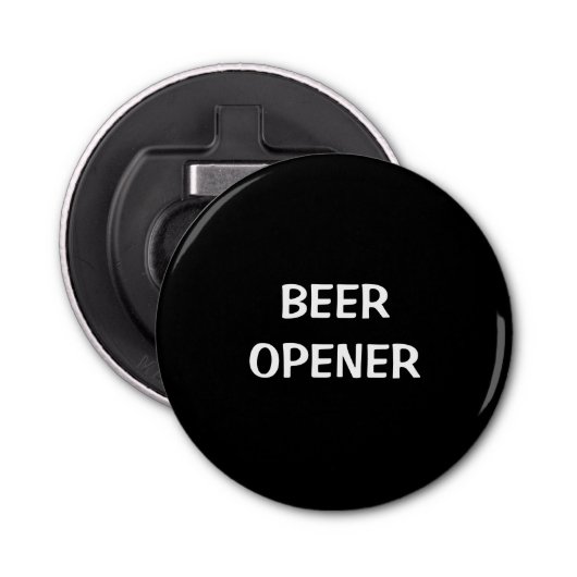 Bieropener Button Flesopener (Voorkant)