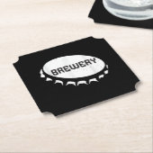 Bierovers| Pet brouwerijbier Kartonnen Onderzetters (Gekanteld)