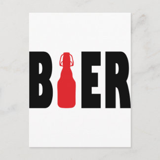 Bierpictogram Briefkaart