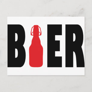 Bierpictogram Briefkaart