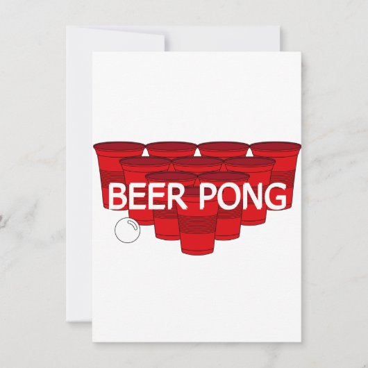 bierpong kaart (Voorkant)