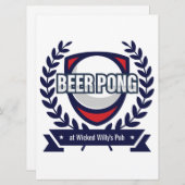 Bierpong Regels Kaart (Voorkant / Achterkant)