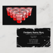 bierpong visitekaartje (Voorkant / Achterkant)