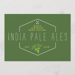 Bierproeverij Party Signage, IPA, India Bleke Ale Kaart