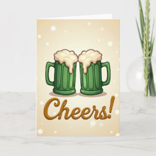 Bierpullen Feestkaart Kaart