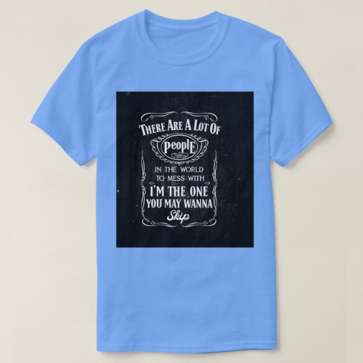 Bierschedel Het zijn veel mensen in de wereld T T-shirt (Design voorkant)