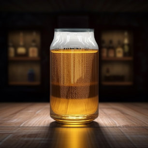 Bierschuim Ideaal Pour - zo vind ik het leuk Blikvorm Glas