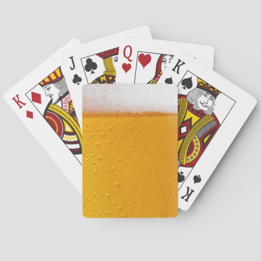 Bierschuimer 3-speelkaarten, standaardindexgezicht pokerkaarten (Achterkant)