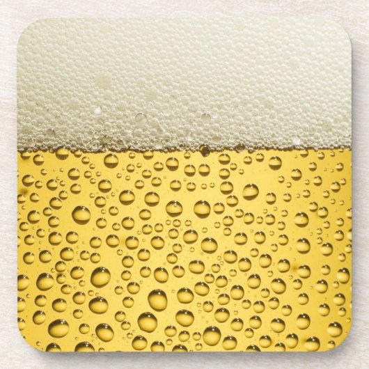 Bierschuimplastic onderzetters met kurk achterzijd (Voorkant)