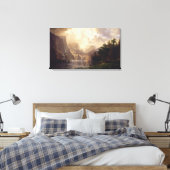 Bierstadt Among the Sierra Nevada Mountains Canvas Afdruk (Insitu (Slaapkamer))